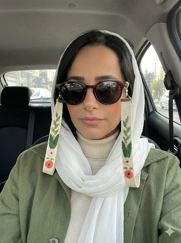 بندعینک گلدار