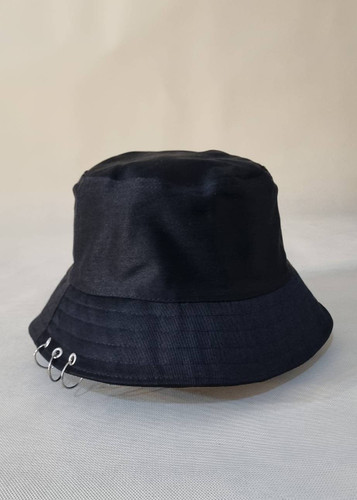 کلاه باکت مشکی ساده